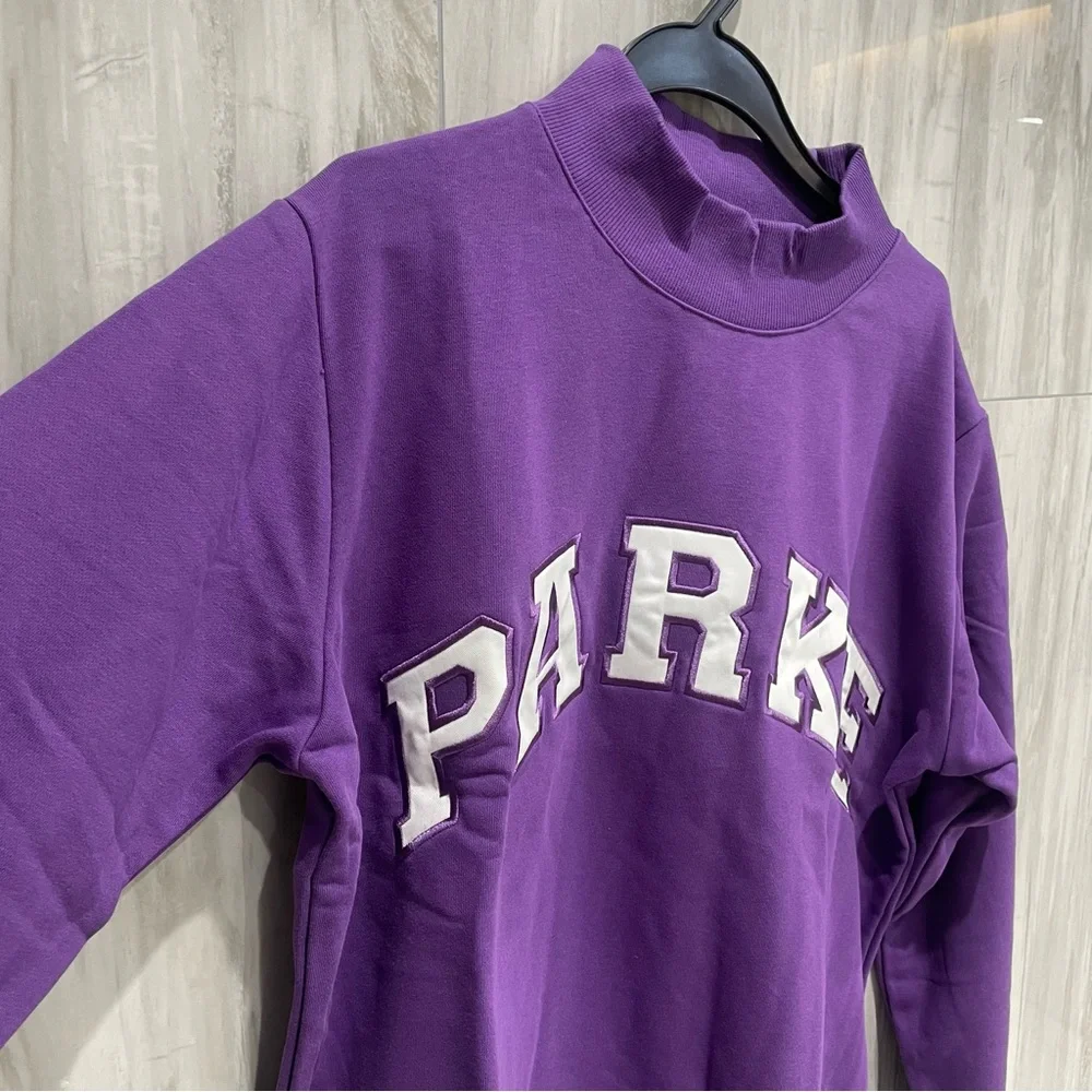 Parke Women's Bold Purple Sweatshirt - Picture 4 of 9